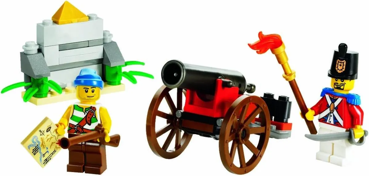 LEGO Pirates Strijd Om Schatkaart 6239 - 36 Stukken