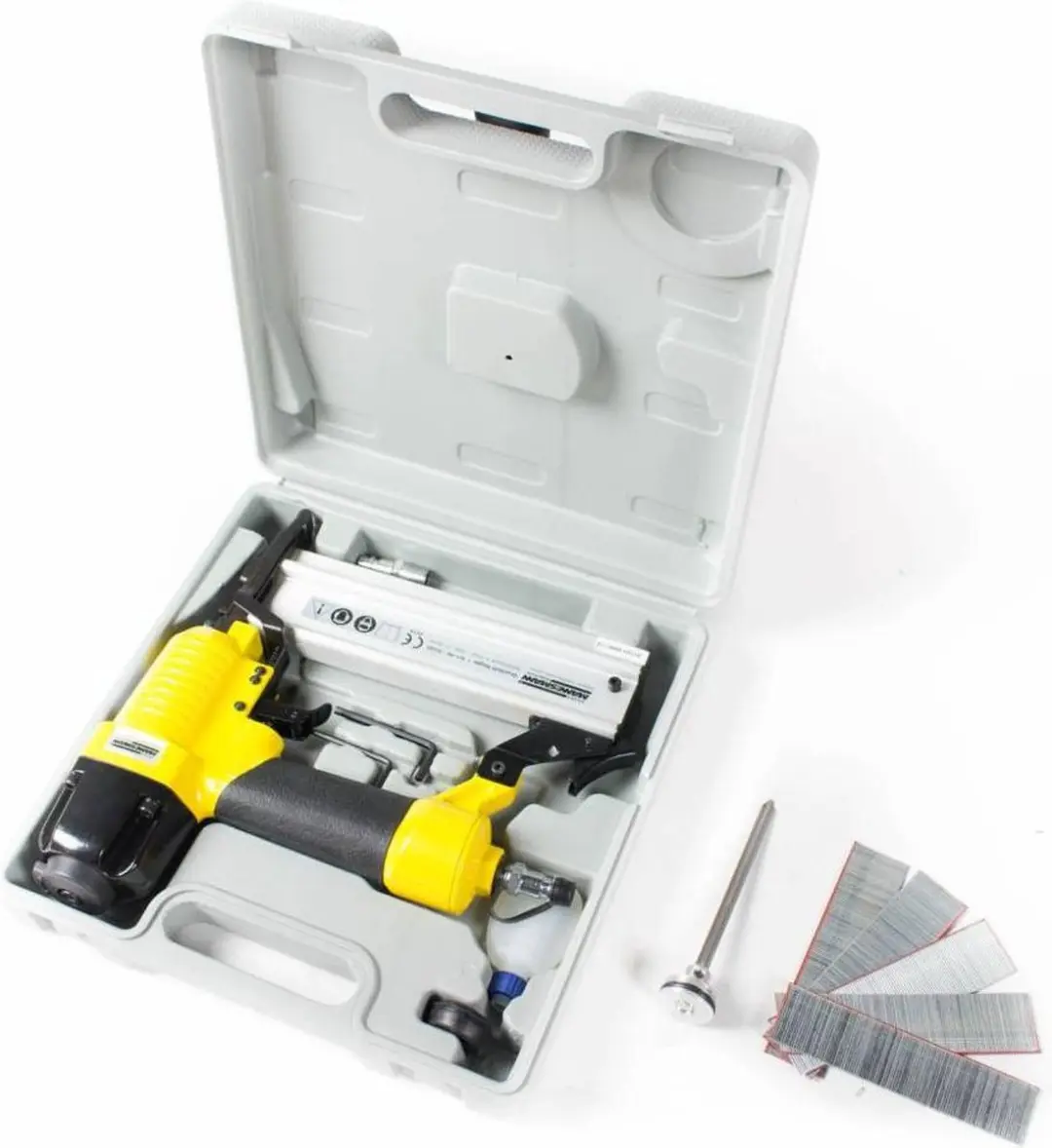 Brüder Mannesmann M15350 Pneumatische Tacker - 8 Bar - Inclusief Koffer