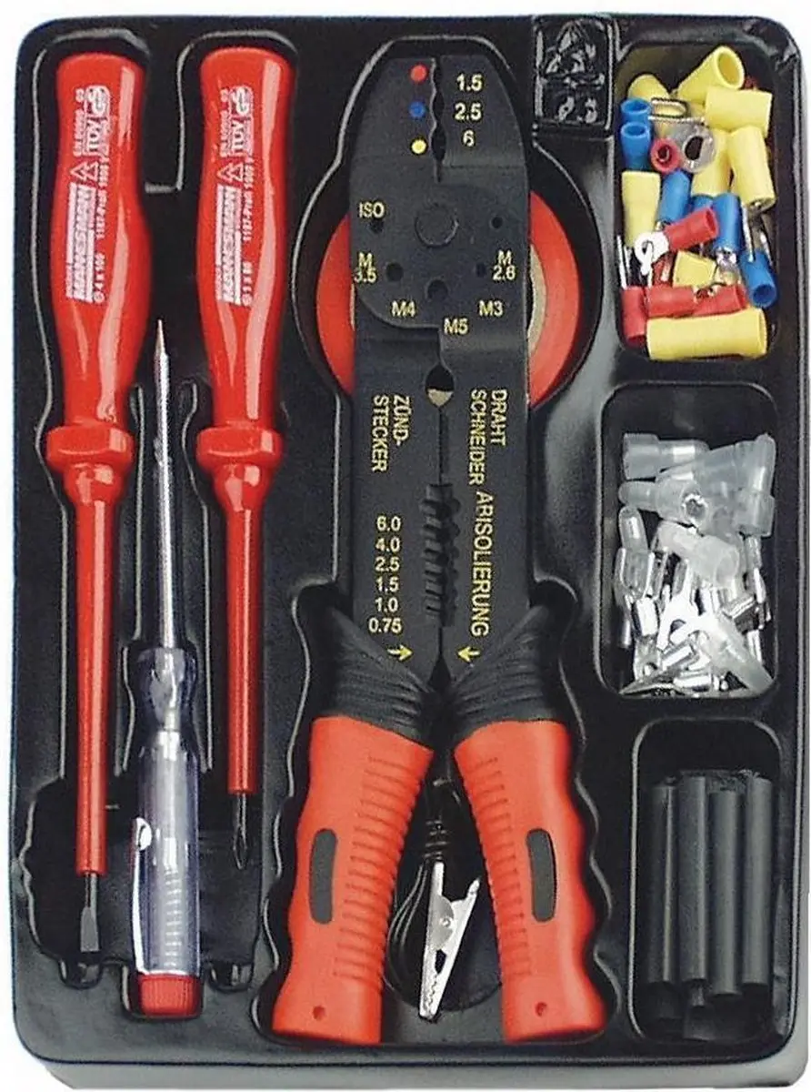 Brüder Mannesmann M00208 Auto Elektro Reparatie Set 82-delig