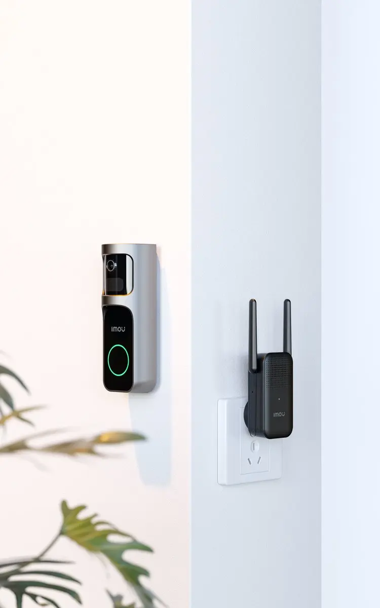 Imou Deurbel 2S Kit - 2K QHD - 5000mAh - Zwart