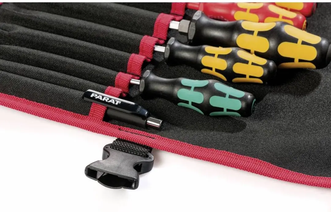 Parat BASIC Roll-Up Case 5990829991 Gereedschapstas - 740x330x5mm - Zwart/Rood