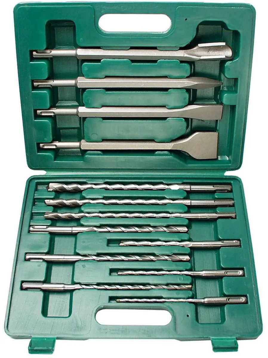 Brüder Mannesmann Boor- en beitelset 12588