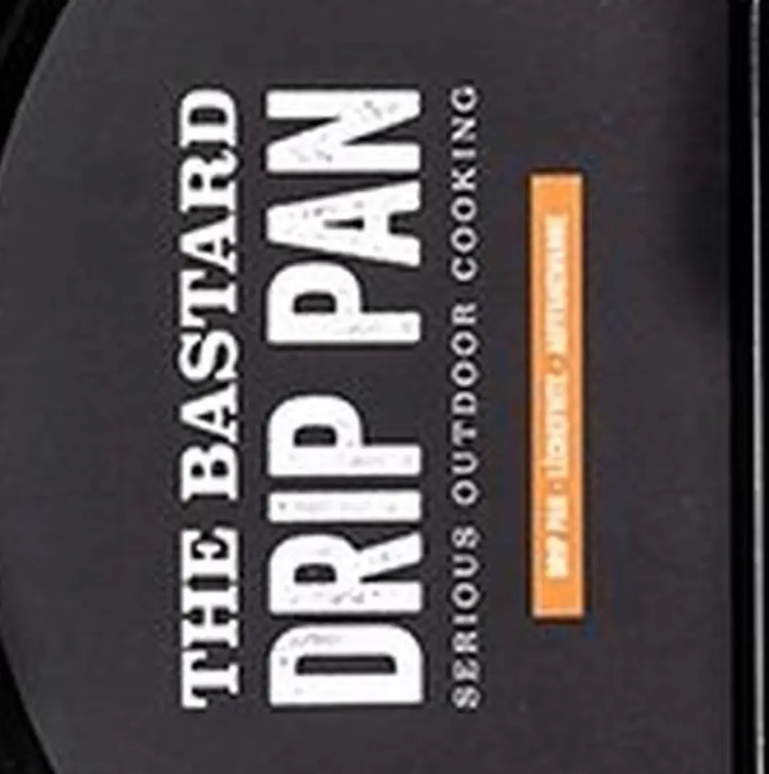 The Bastard Medium Drip Pan Half Moon - ø28cm - Zwart