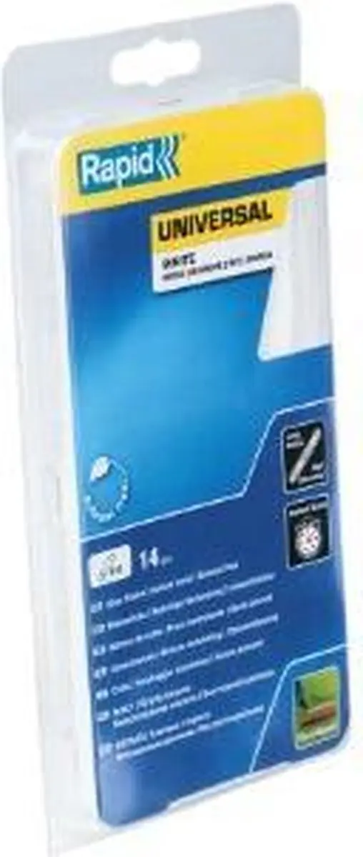 Rapid Lijmpatroon 40107361 - 14 Stuks - 12mm - Wit