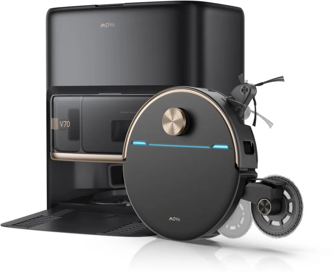 Mova V70 Ultra Complete X Robotstofzuiger - 700W - Zwart/Goud - afbeelding 6 van 6