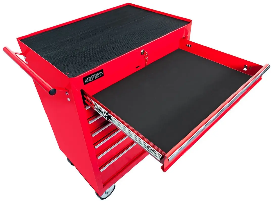 Airpress Gereedschapswagen 7 Lades - Rood - afbeelding 6 van 6