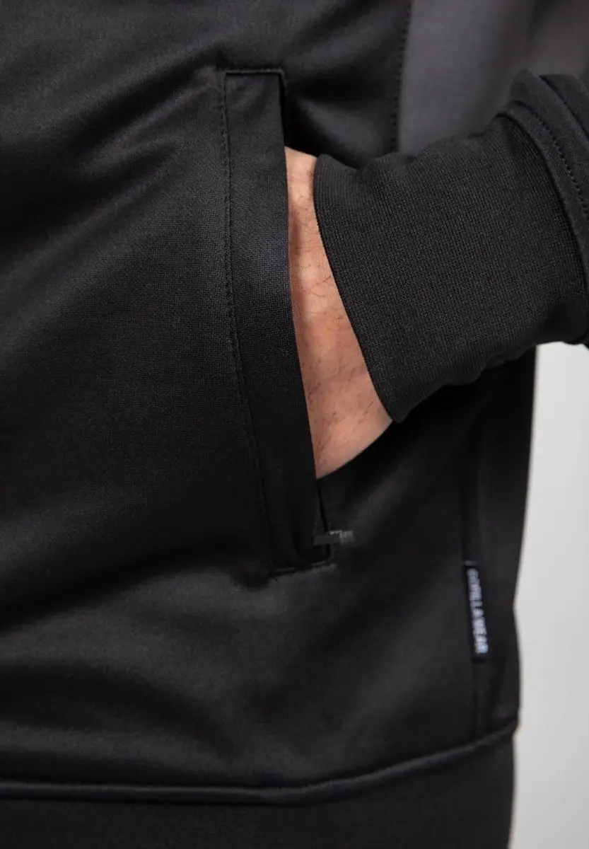 Gorilla Wear Devon Trainingsjas 3XL - Zwart/Grijs
