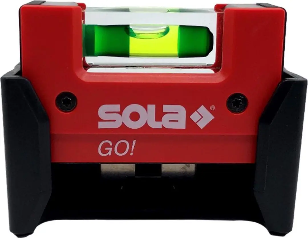 Sola GO Clip mini Waterpas - Rood