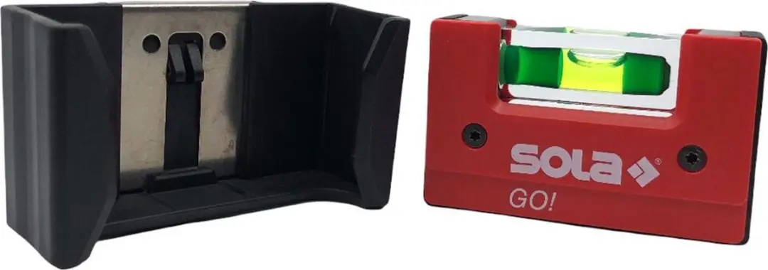 Sola GO Clip mini Waterpas - Rood - afbeelding 6 van 6