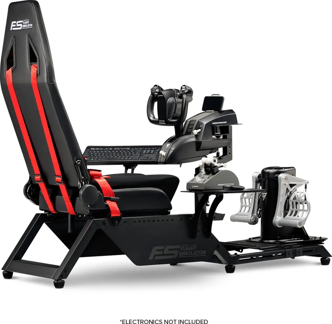 Next Level Racing NLR-S018 Flight Simulator Cockpit - Zwart - afbeelding 6 van 6