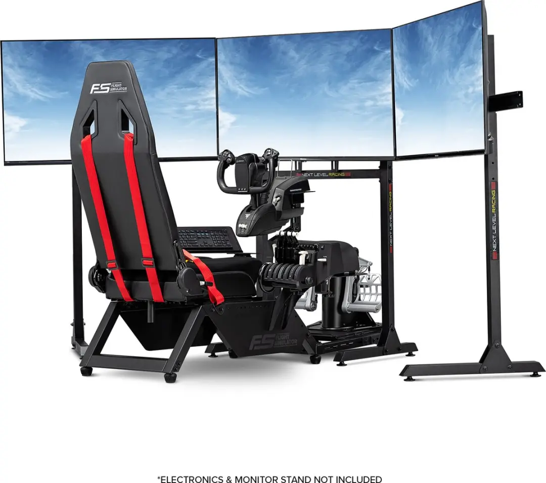 Next Level Racing NLR-S018 Flight Simulator Cockpit - Zwart