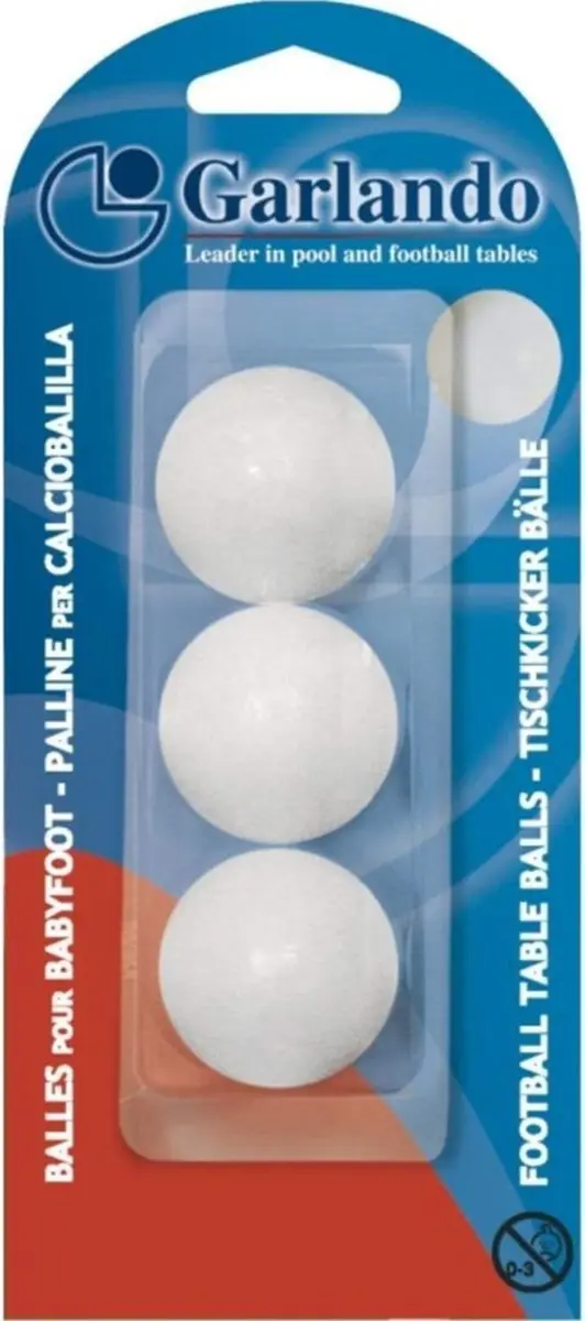 Garlando BLI-3PB Tafelvoetbal Balletjes