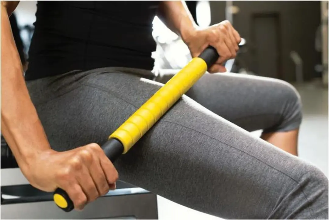 Sklz Massage Bar 50cm - Spierontspanning - Geel/Zwart - afbeelding 6 van 6