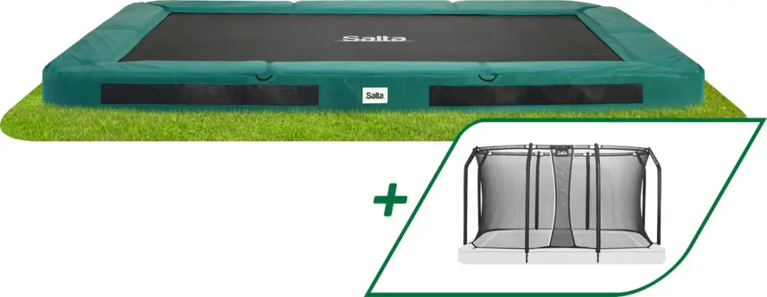 Salta Premium Ground Inground Trampoline 366x244cm