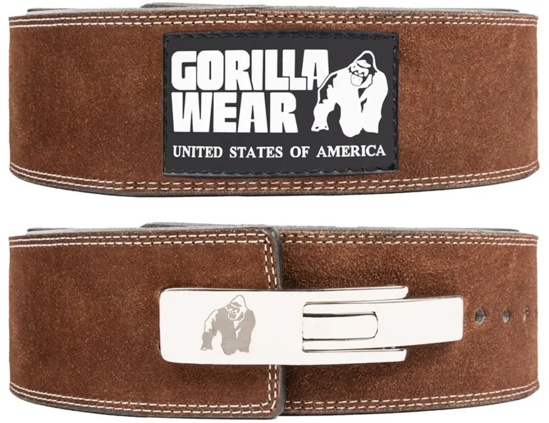 Gorilla Wear Leren Lever Lifting Belt 4 Inch