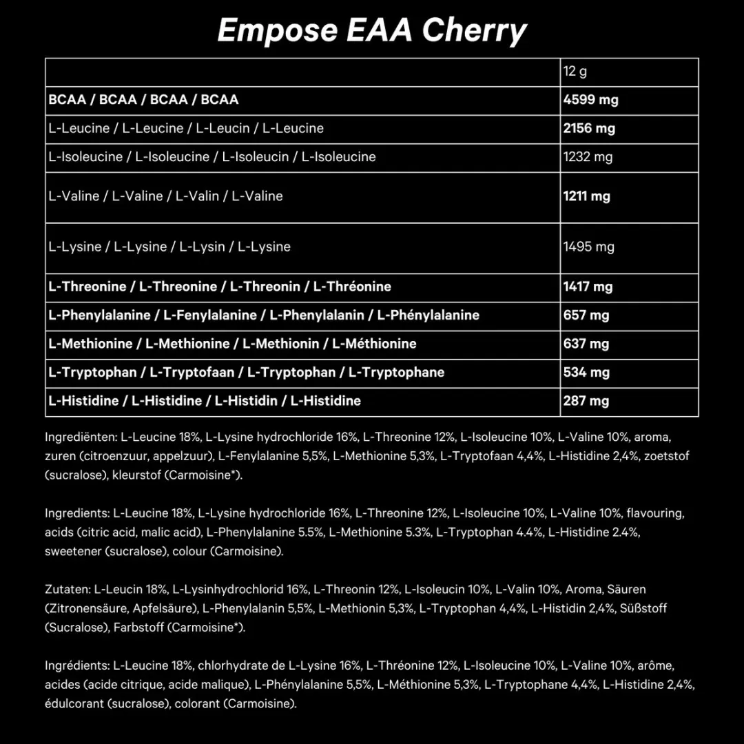 Empose Nutrition Creatine Monohydraat 500g - 147 Porties