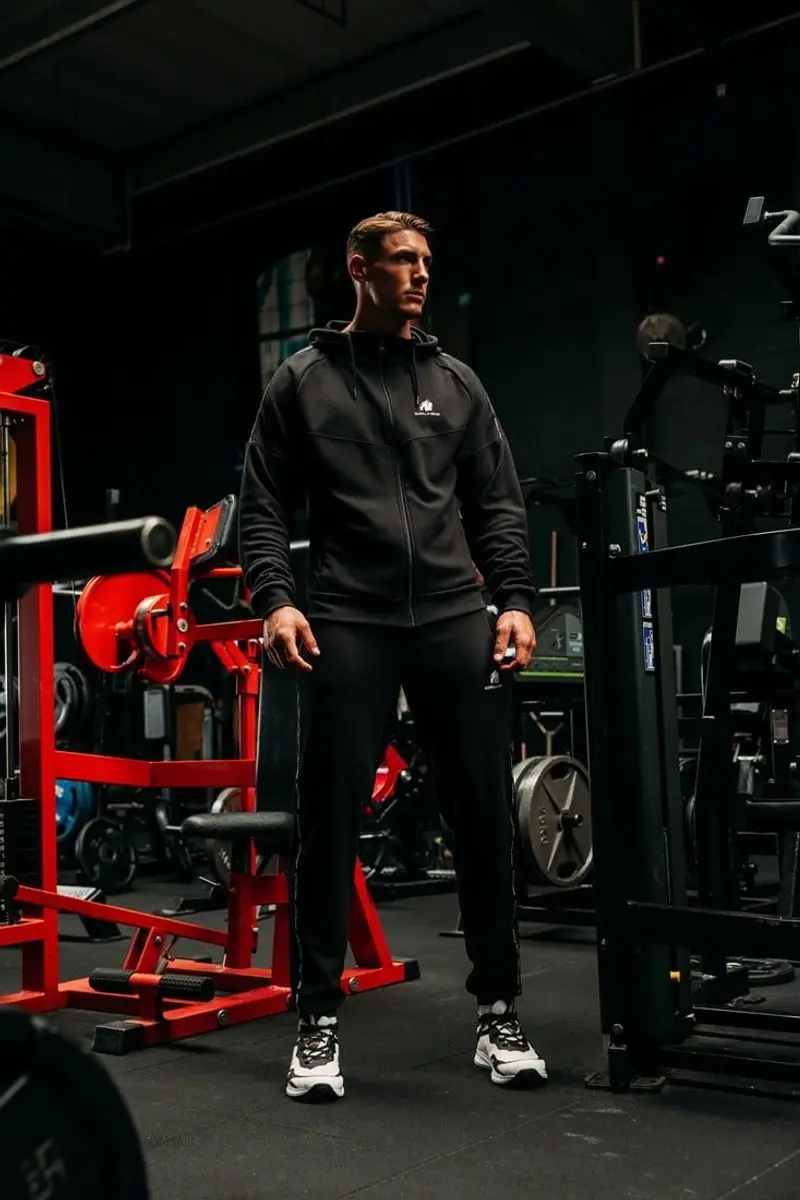 Gorilla Wear Harvey Trainingsjas M - Zwart