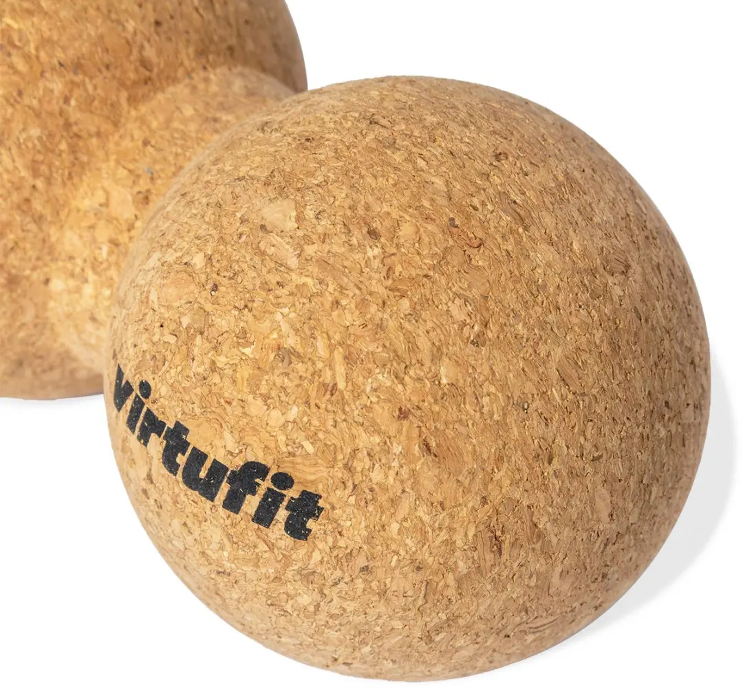 Virtufit Premium Kurk Peanut Ball - Dual Massagebal