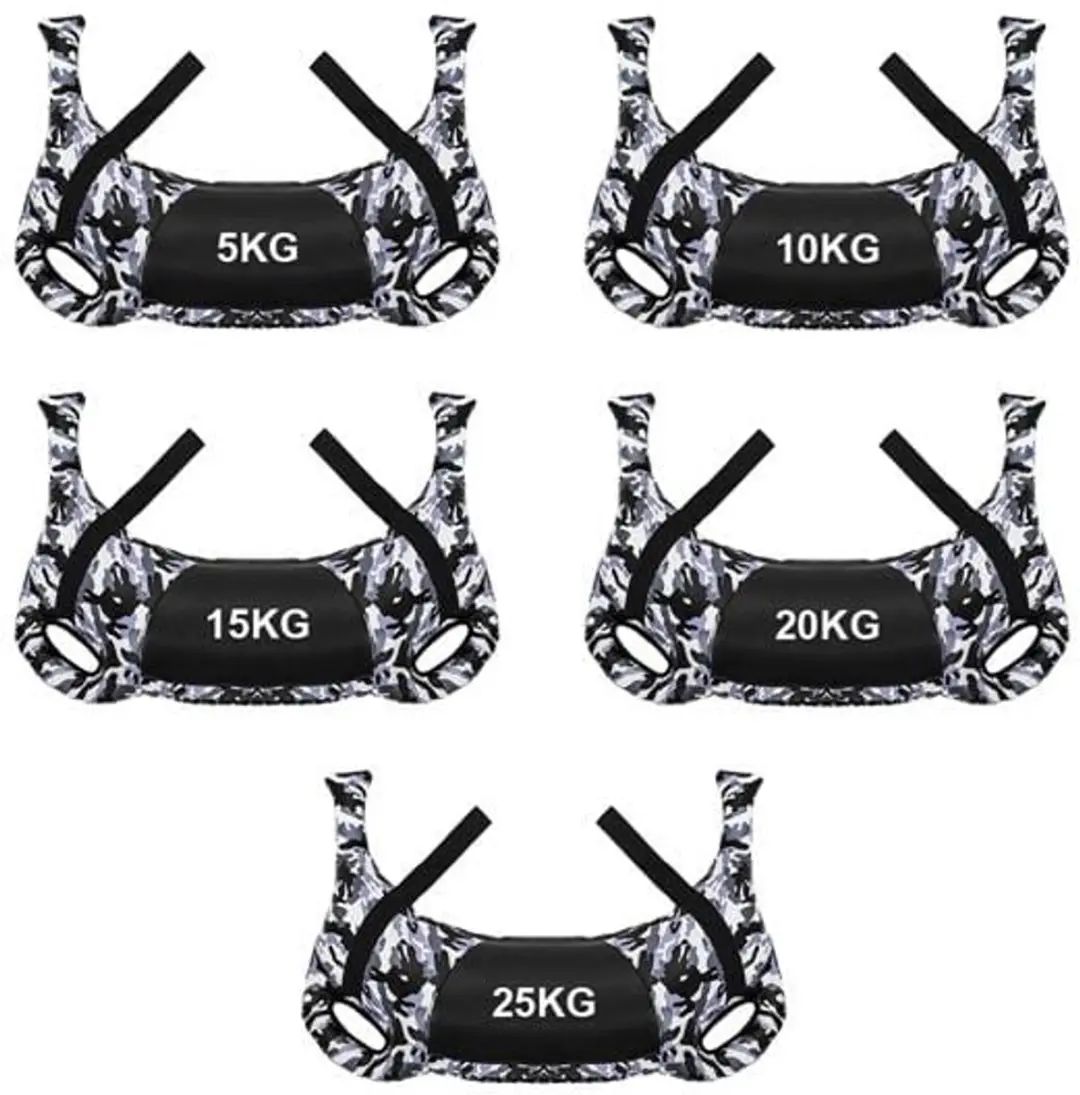 HMS Power Bag Bulgarian Bag 15 kg - Zwart/Wit