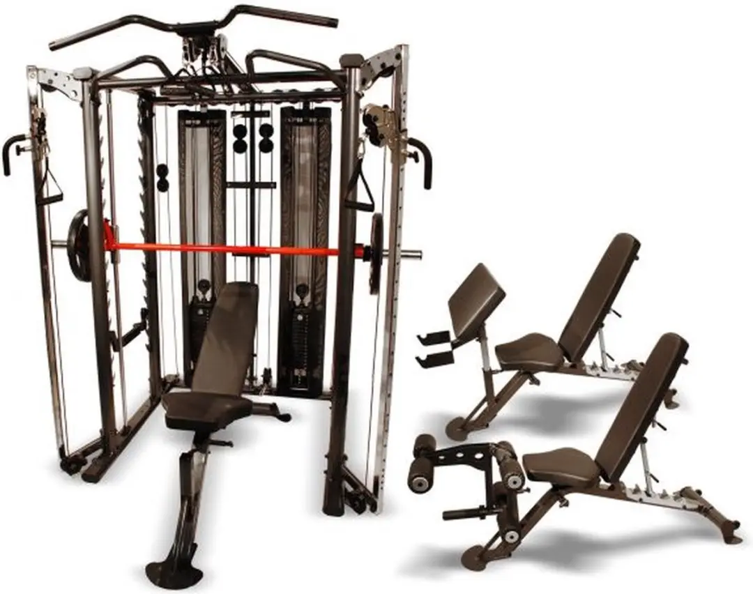 Inspire SCS Smith Cage System - Trainingset 400-delig - Zwart/Zilver
