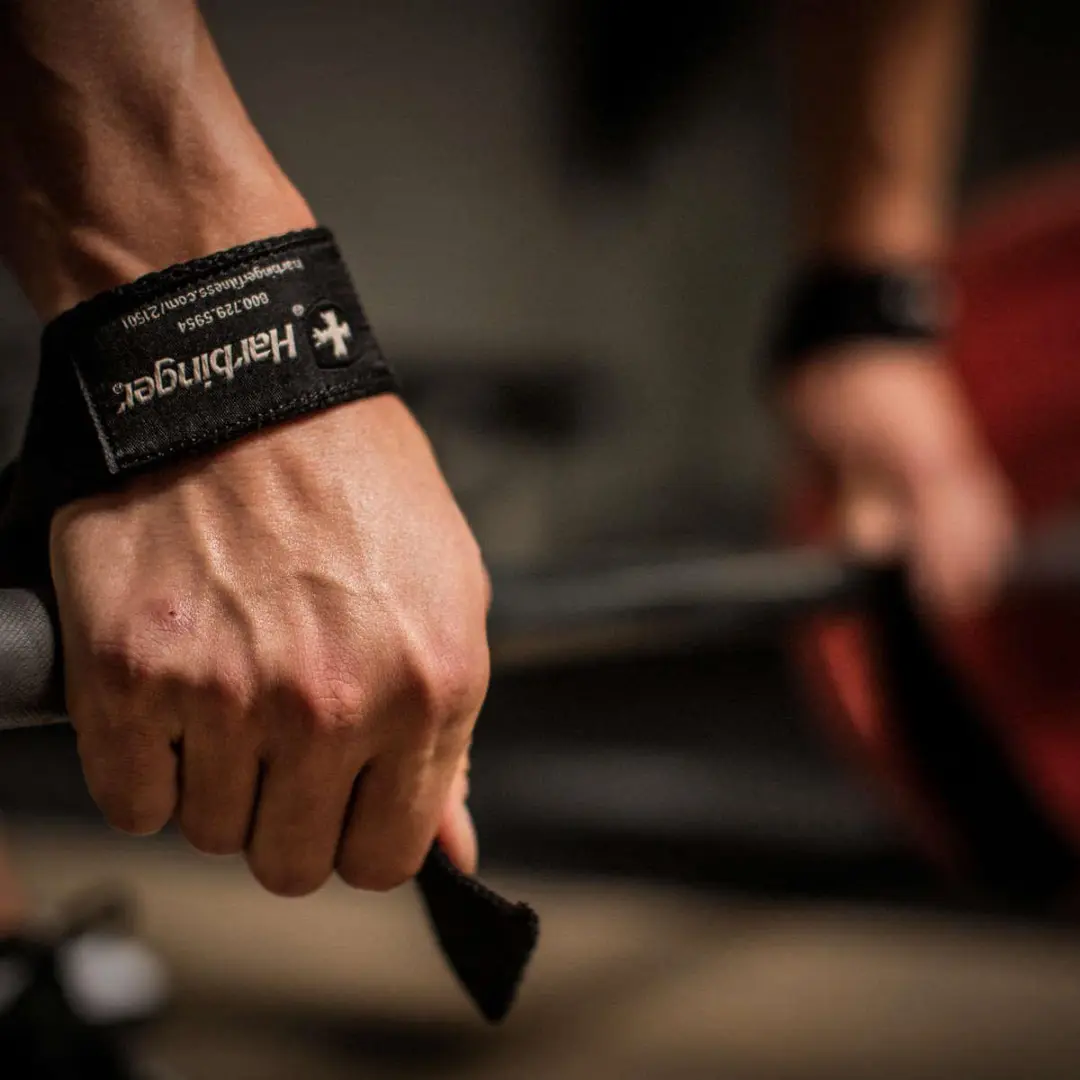 Harbinger Cotton Lifting Straps - 2 Stuks - Zwart