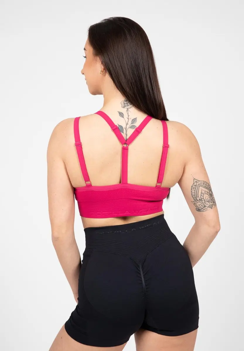 Gorilla Wear Whitney Seamless Sportbeha XS/S - Roze