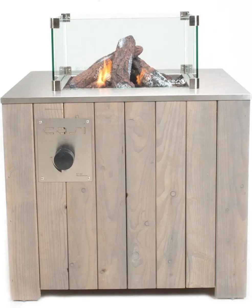 Cosi Fires Cosicube Vuurtafel 70x70cm - Grijs