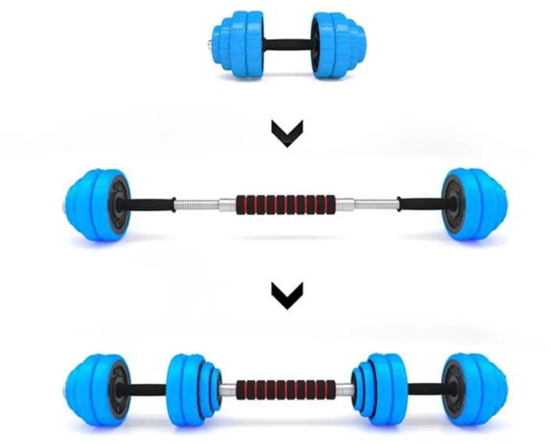 HMS Verstelbare Halter & Dumbbell Set 30kg - Blauw