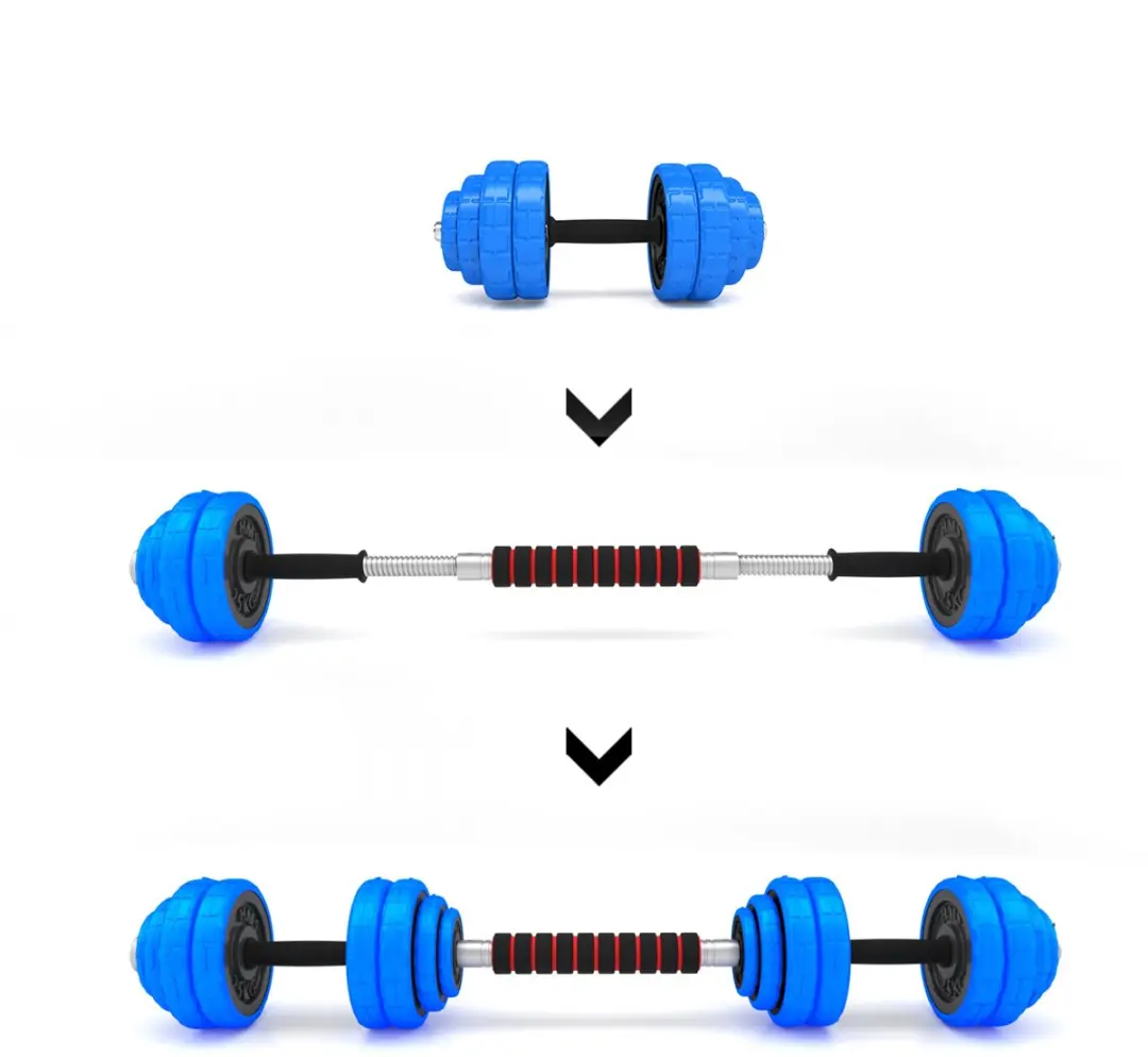 HMS Verstelbare Halter & Dumbbell Set 30kg - Blauw