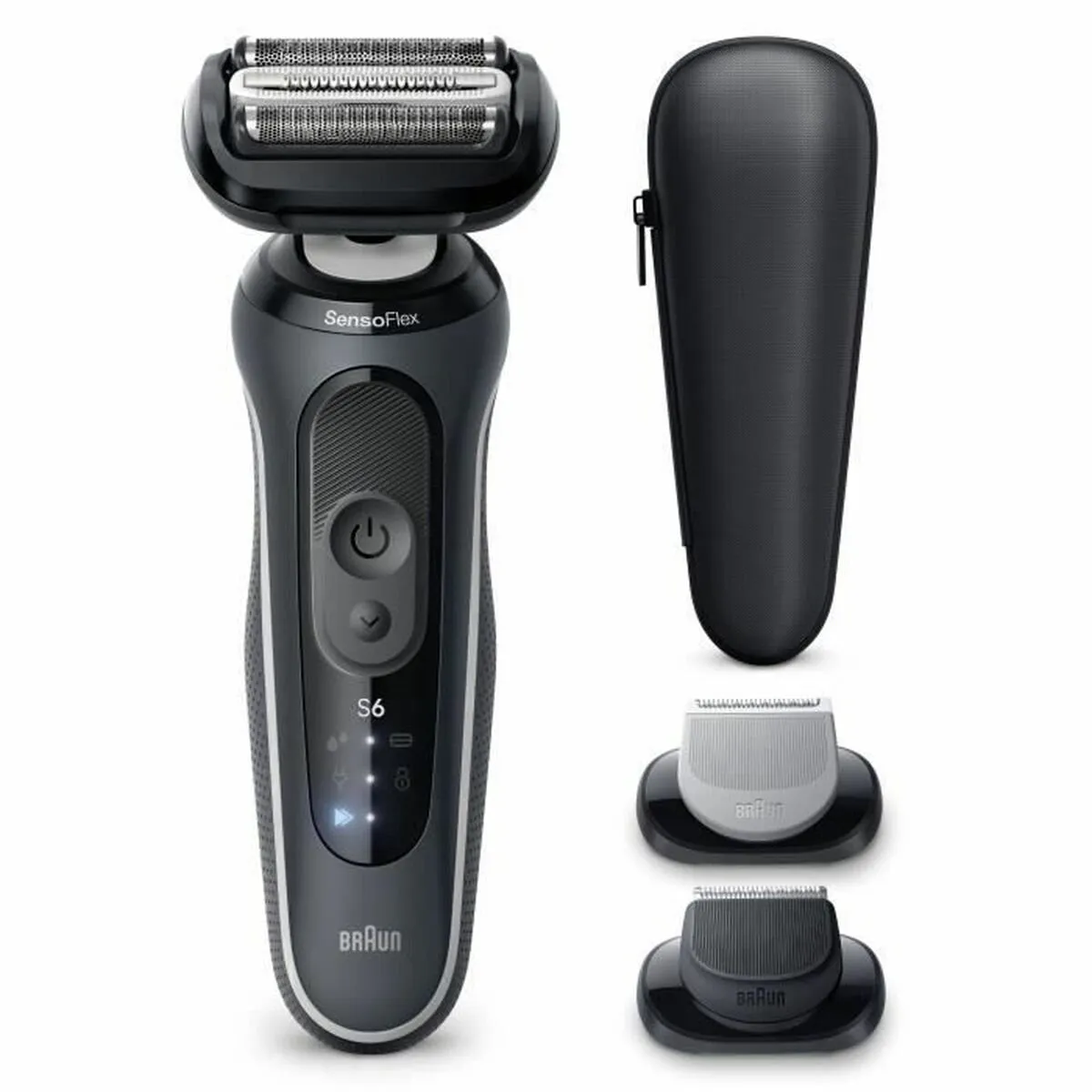 Braun Series 6 62-G1650s Elektrisch Scheerapparaat - 3 Mesjes - Zwart