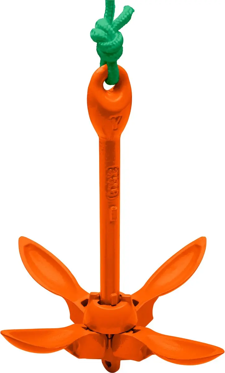 Retrospec Anker voor SUP/Kayak - 8m Touw - Oranje