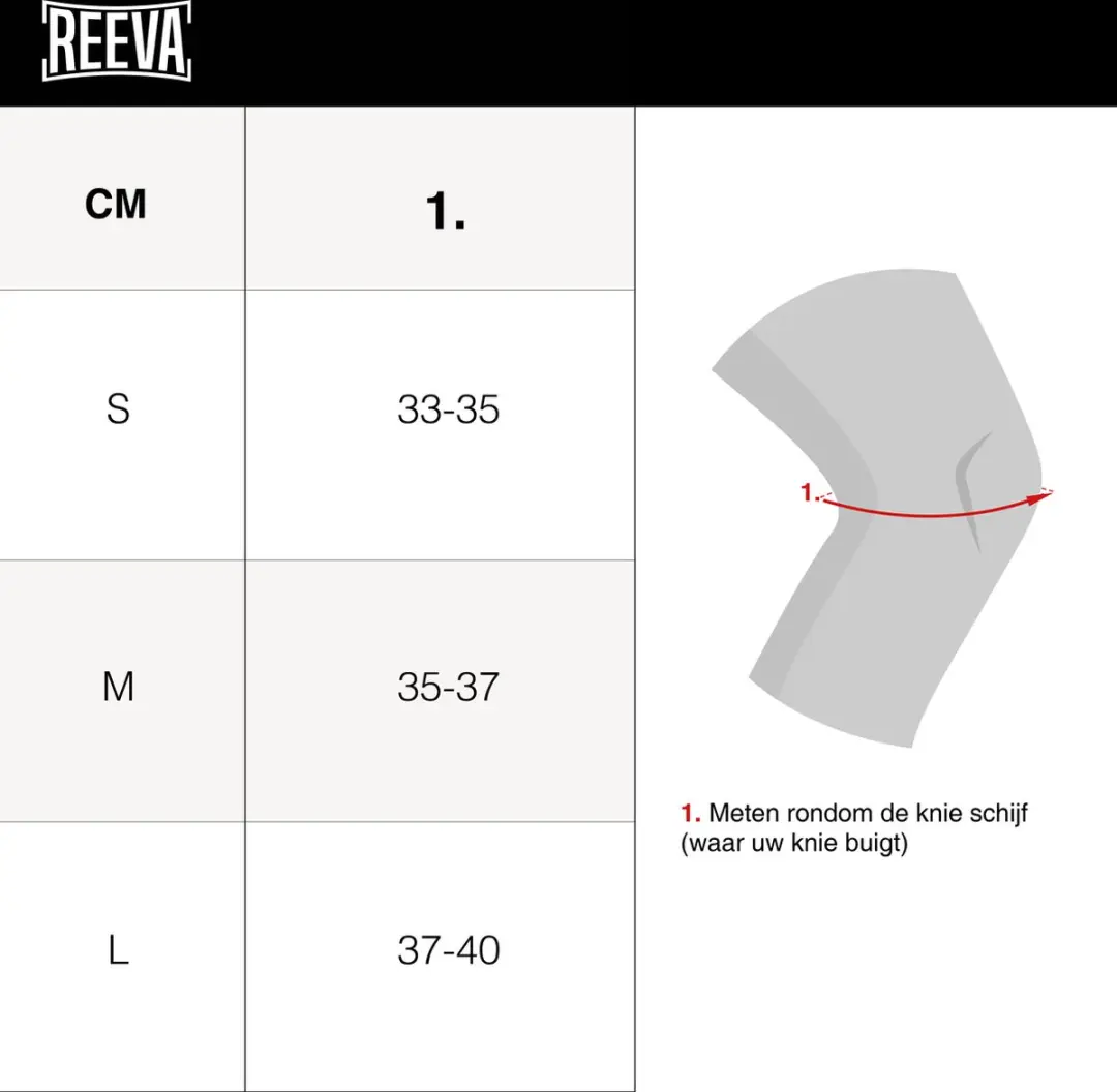 Reeva Knee Sleeves Powerlifting 7mm - M