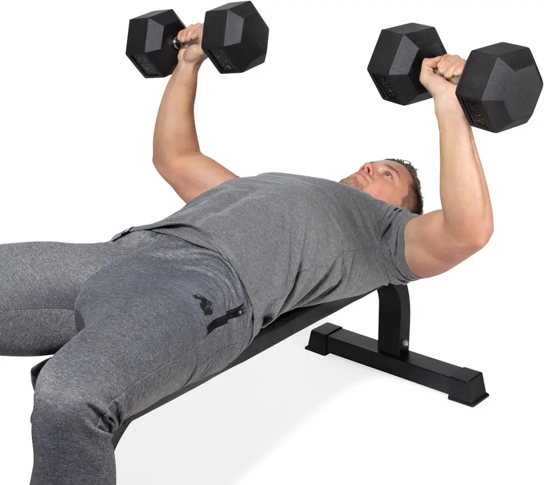 VirtuFit Vlakke Fitnessbank - Zwart - afbeelding 6 van 6