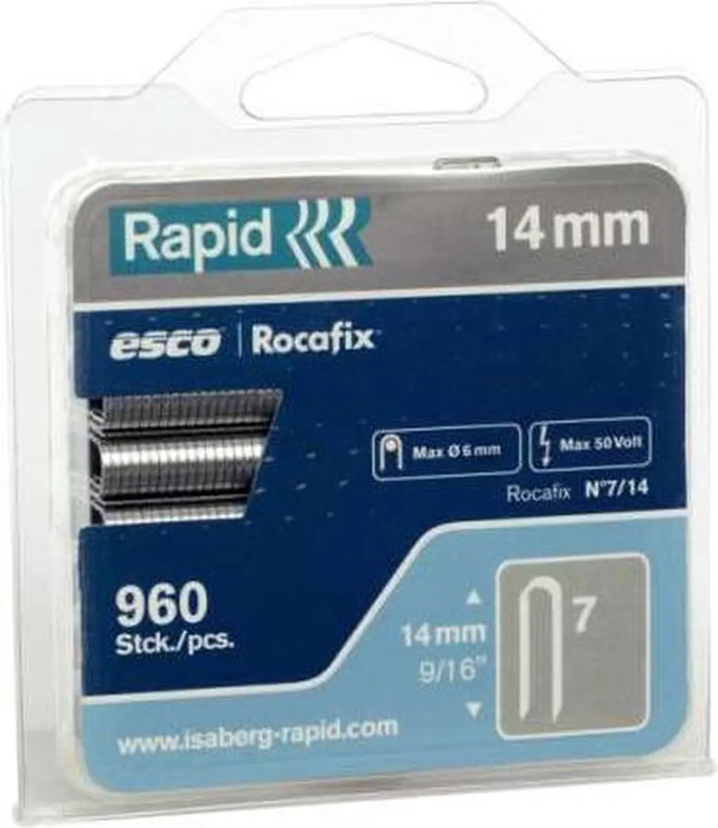 Rapid RPD714NB Kabelniet 14mm - 960 Stuks