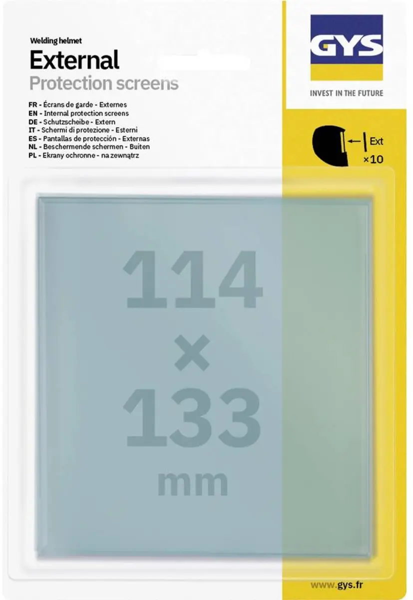 Gys 043893 Reservescherm Laskap - Kleurloos