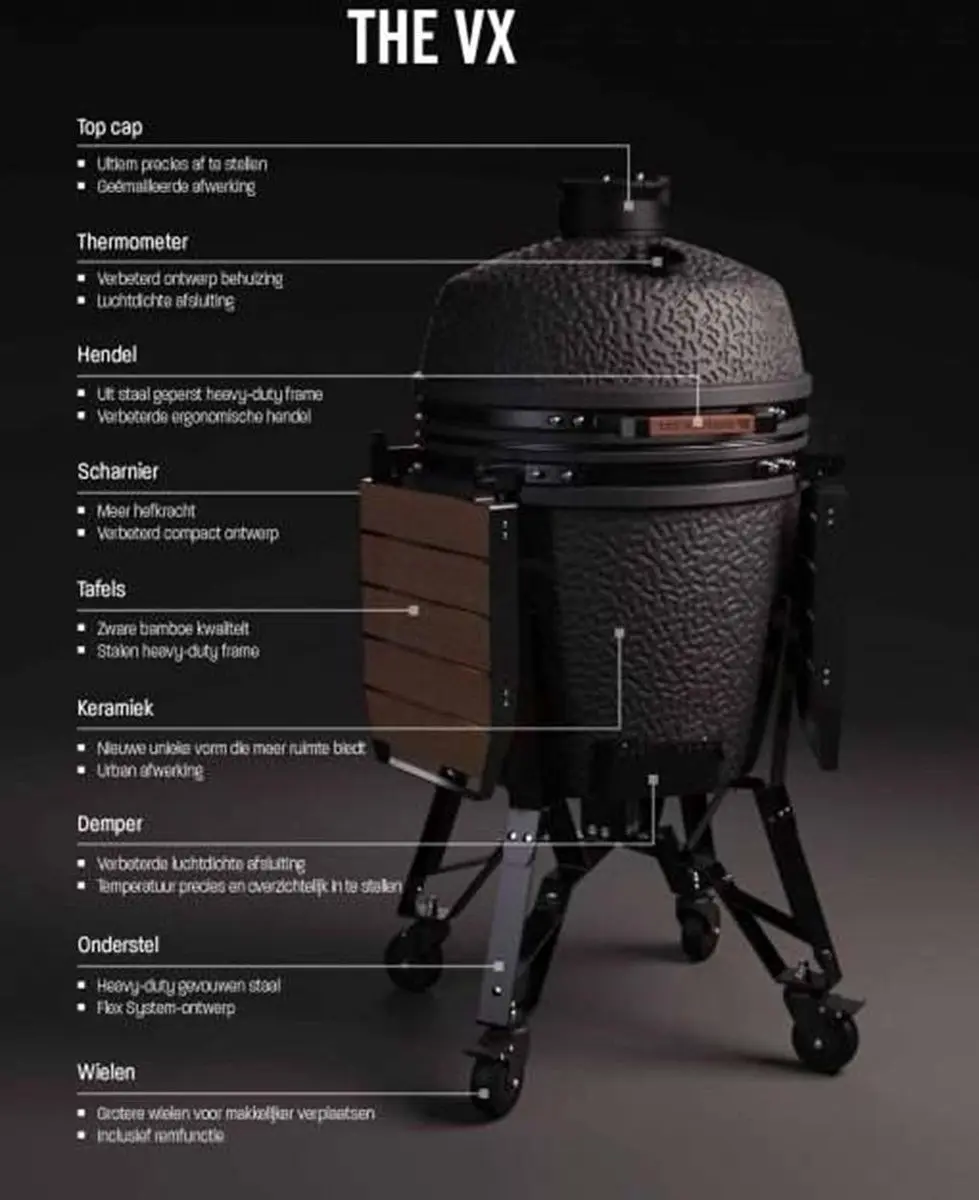 The Bastard VX Large Complete BBQ - Ø49cm - Multi