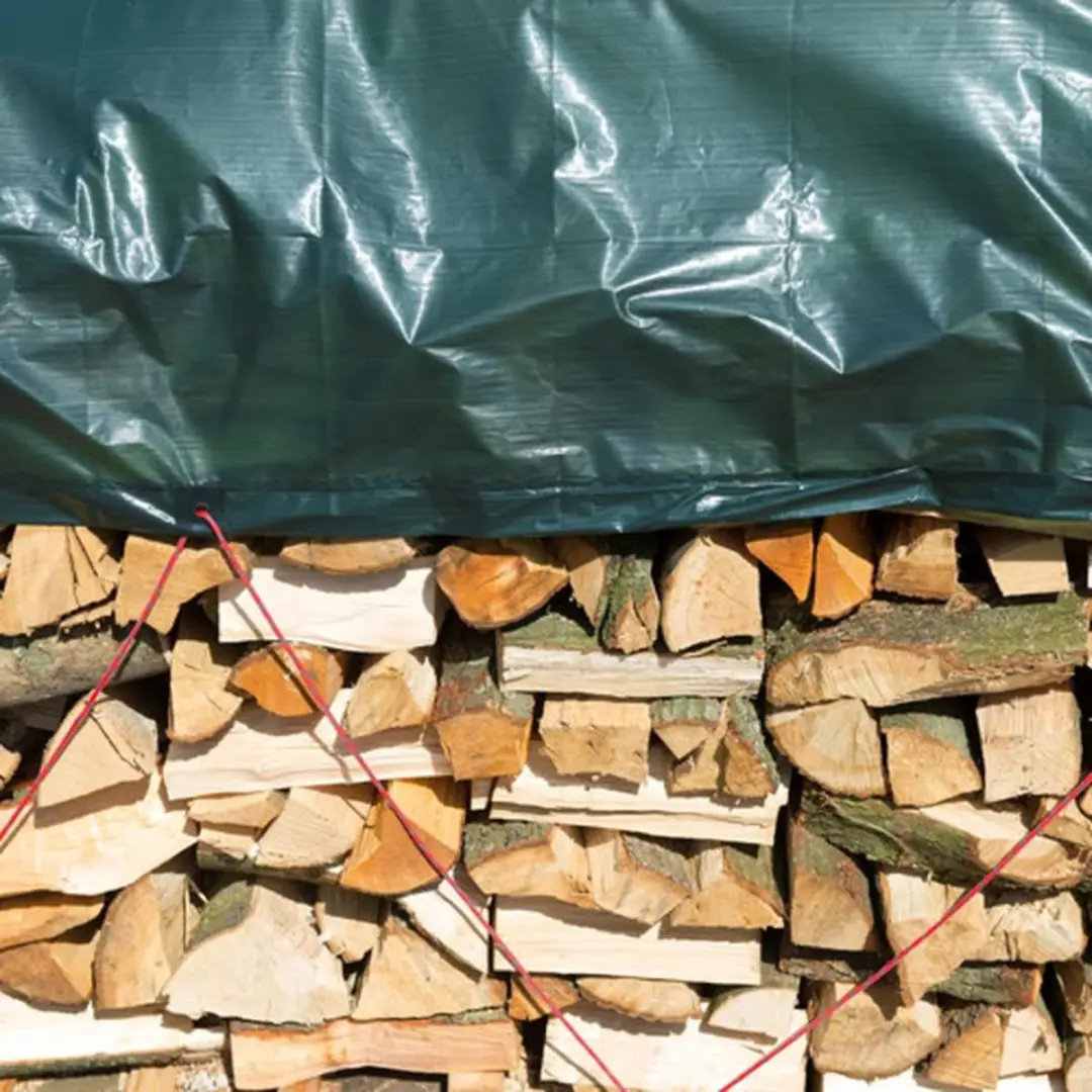 Nature Afdekzeil voor Hout 3x4m - Groen - 100% Waterdicht