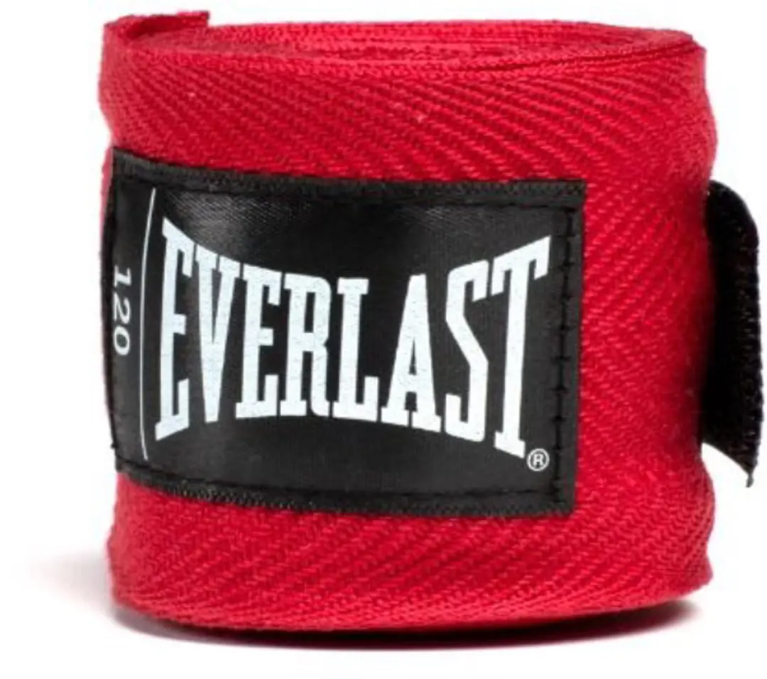 Everlast Core Handwraps 305cm - 3 Stuks - Zwart/Wit/Rood