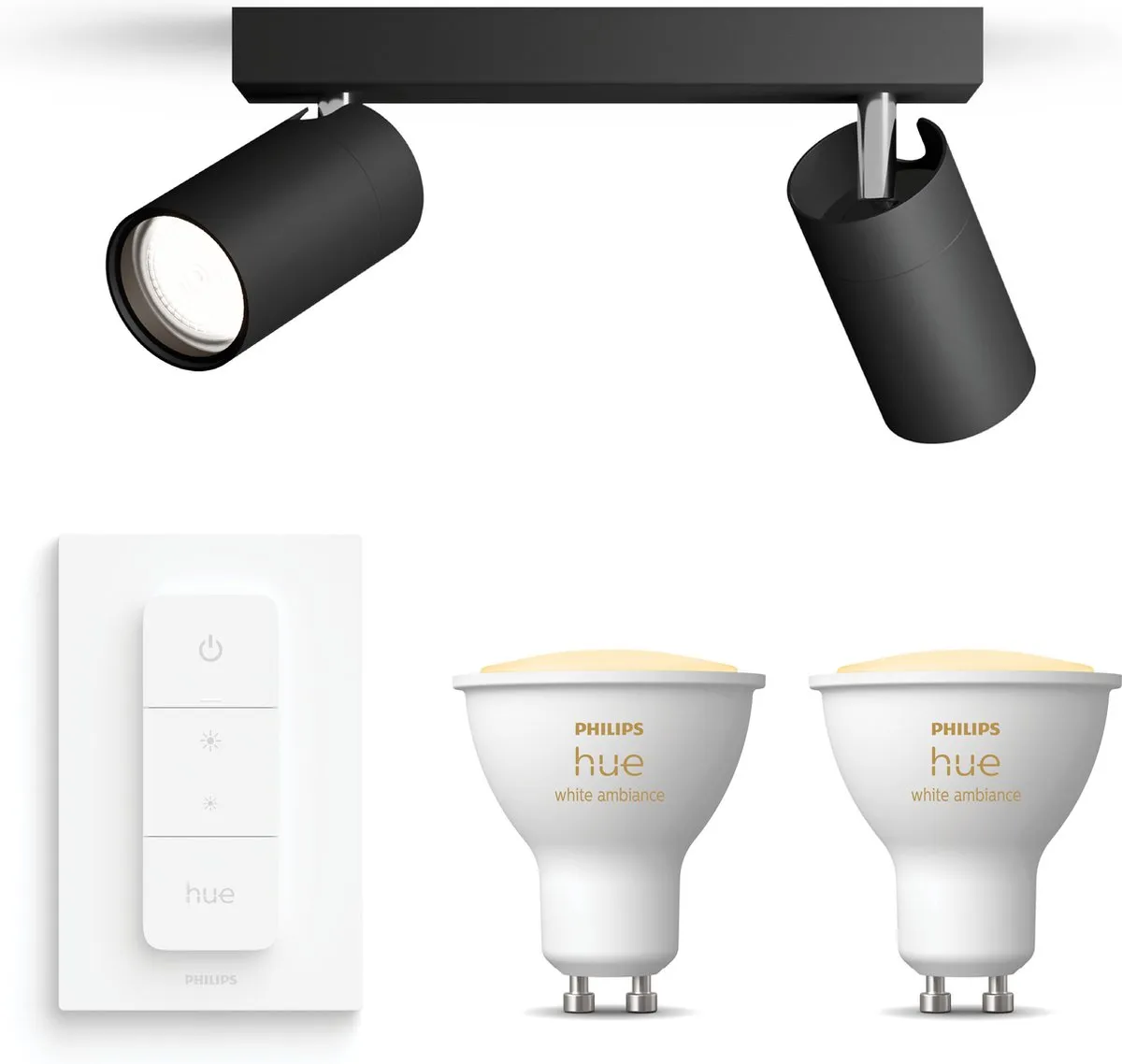 Philips Hue Idris Opbouwspot Zwart