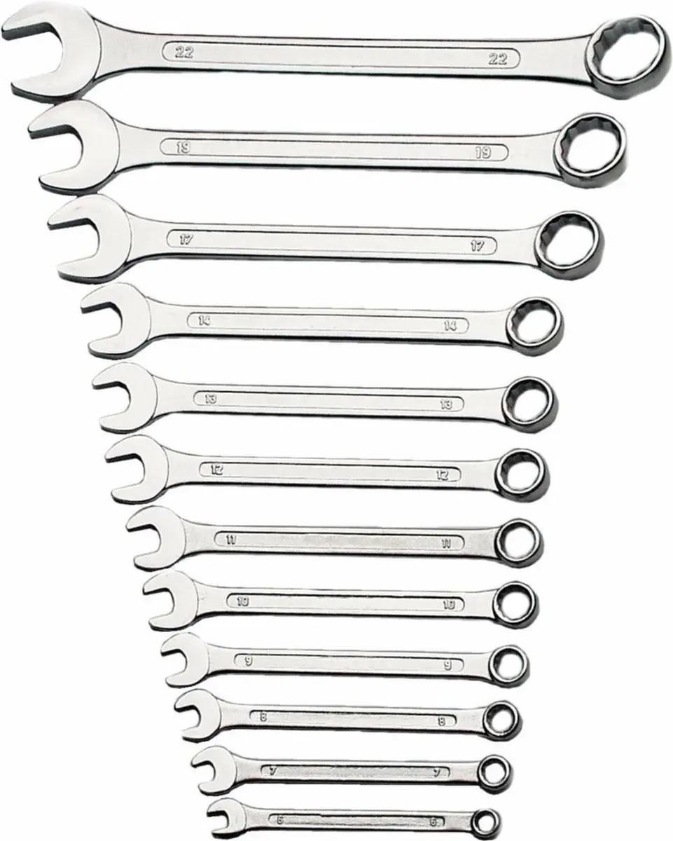 Brüder Mannesmann Steekringsleutelset 6-22mm