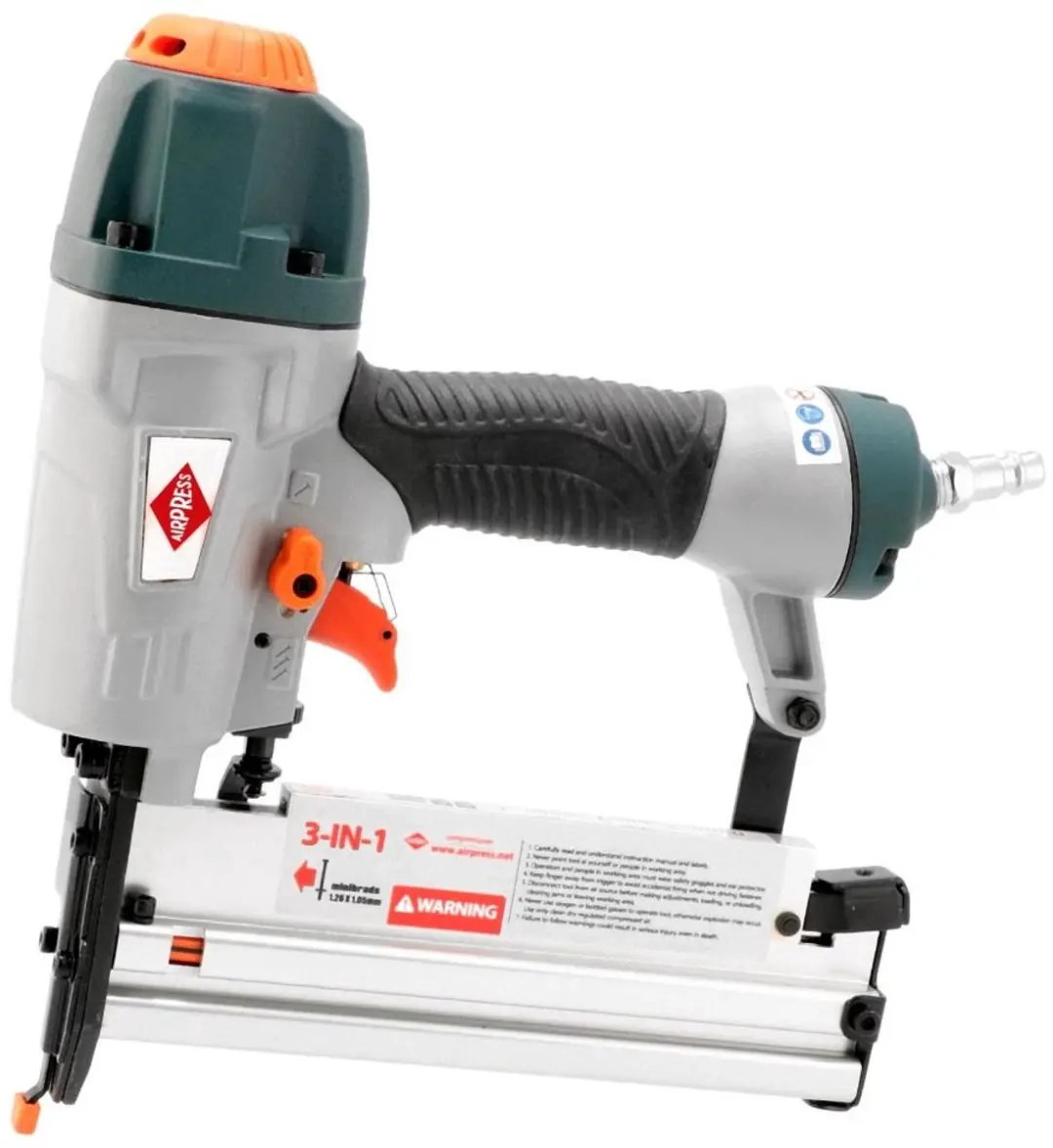 Airpress Pneumatische Combi Tacker 3-in-1 - 20-50mm/10-40mm