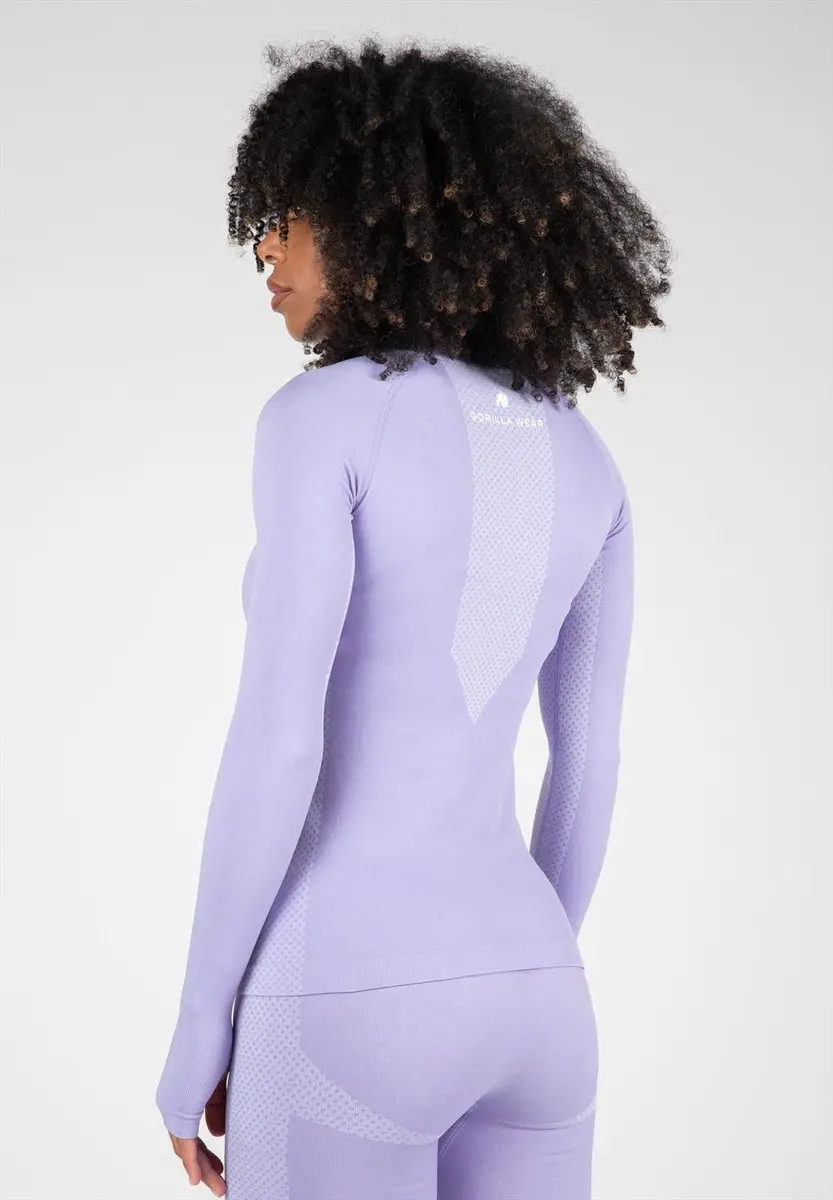 Gorilla Wear Selah Seamless Long Sleeve - Lila