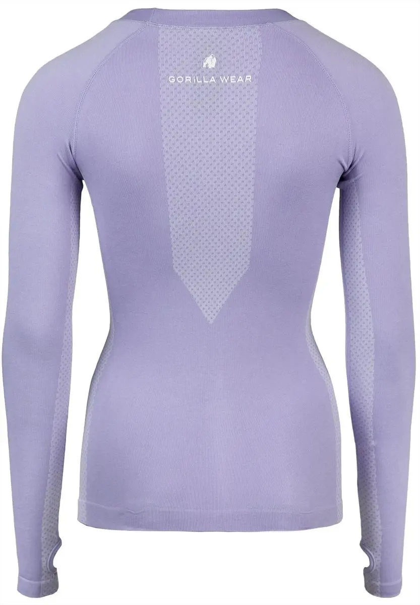Gorilla Wear Selah Seamless Long Sleeve - Lila