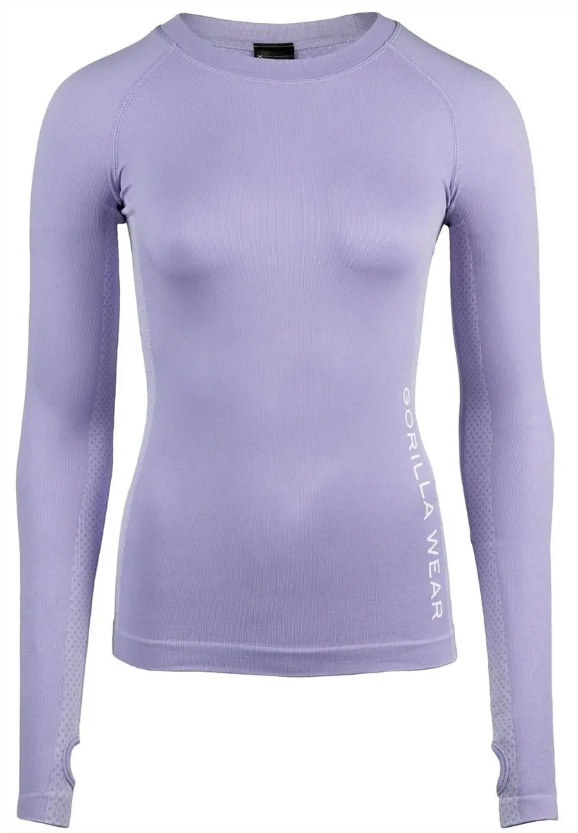 Gorilla Wear Selah Seamless Long Sleeve - Lila