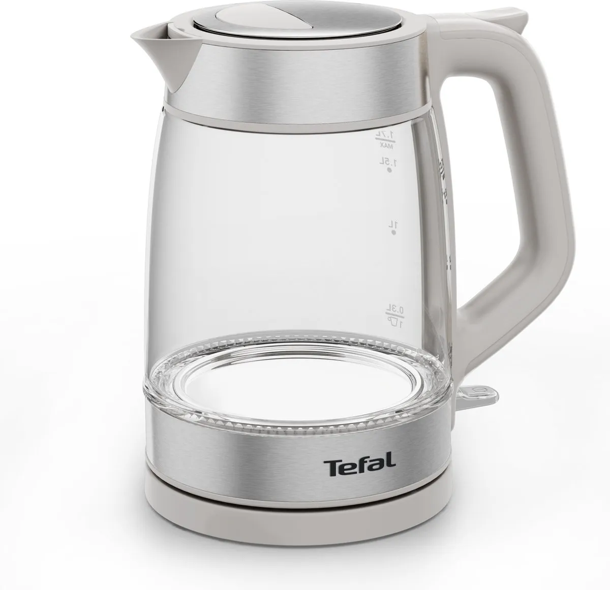 Tefal Glass KI605B Waterkoker 1.7L - 2200W - Grijs - afbeelding 6 van 6
