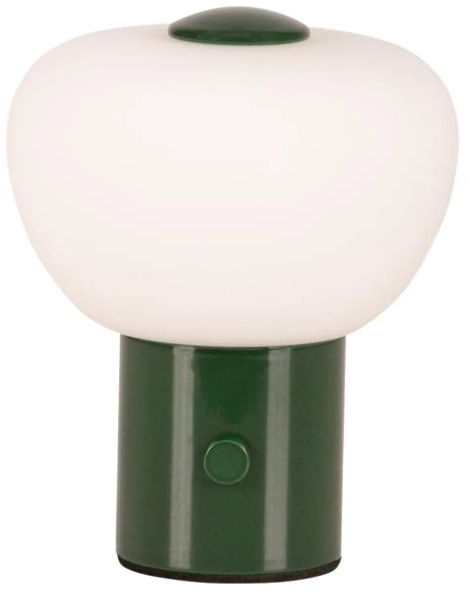 Lucide GUSTAV Oplaadbare Tafellamp - Groen - Ø8cm - 1x0,8W