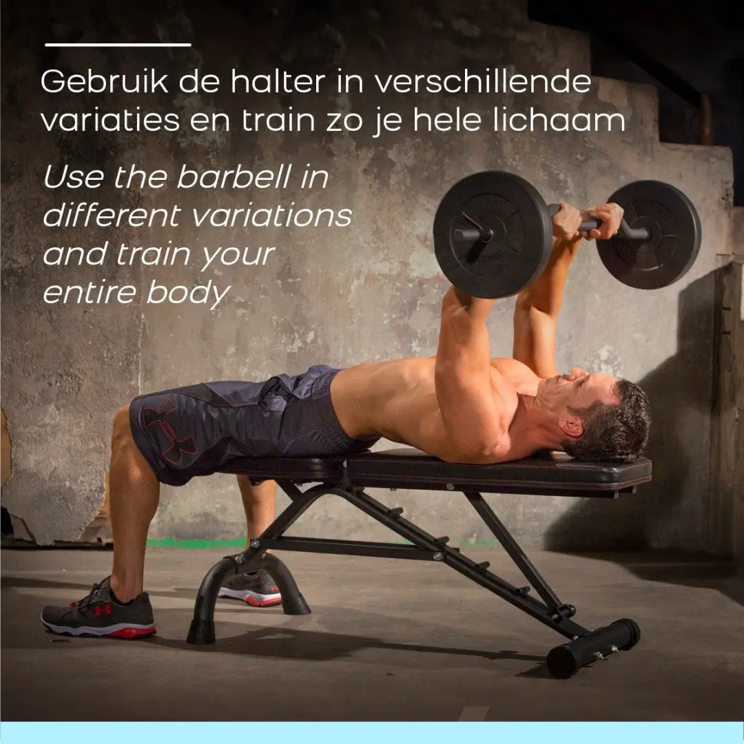 Iron Gym IRG033 Curlstang Set - 23 kg - Zwart