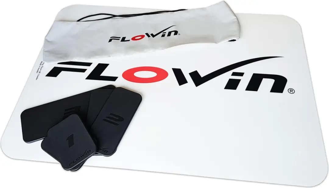 FLOWIN Sport Oprolbare Fitnessmat Wit