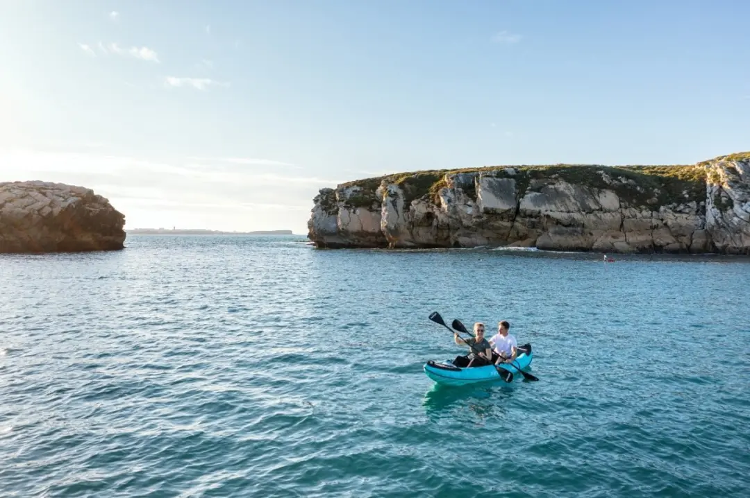 Virtufit Kayak 335 Opblaasbare Kajak - Turquoise - 2 Personen