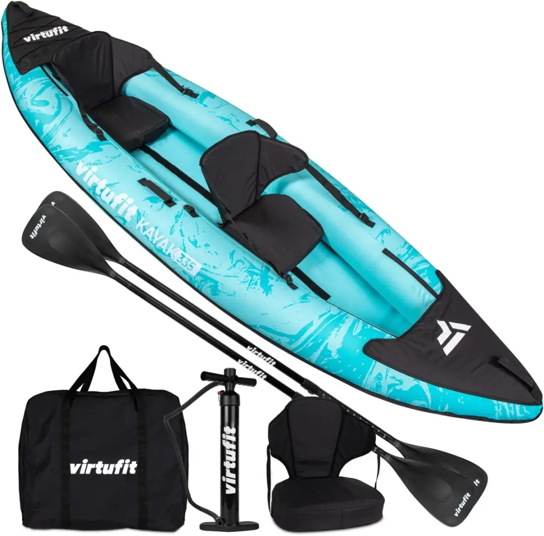 Virtufit Kayak 335 Opblaasbare Kajak - Turquoise - 2 Personen